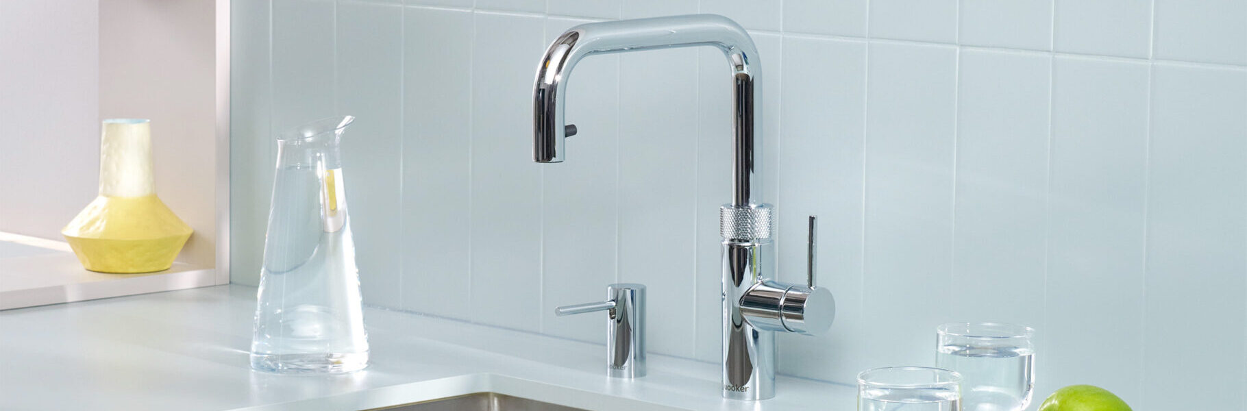 Quooker Flex 2.0 The First Square Pull-Out Boiling Water Tap cropped