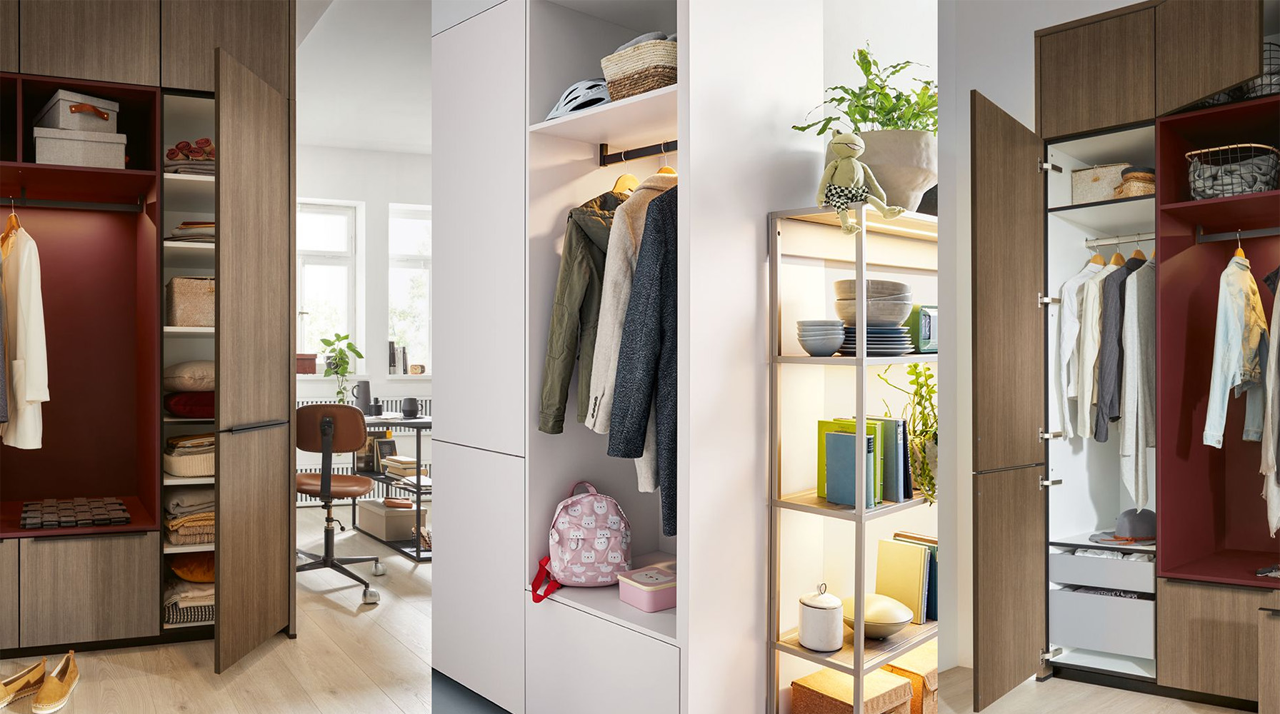 Fitted bedroom and home office furniture in a Cheshire home
