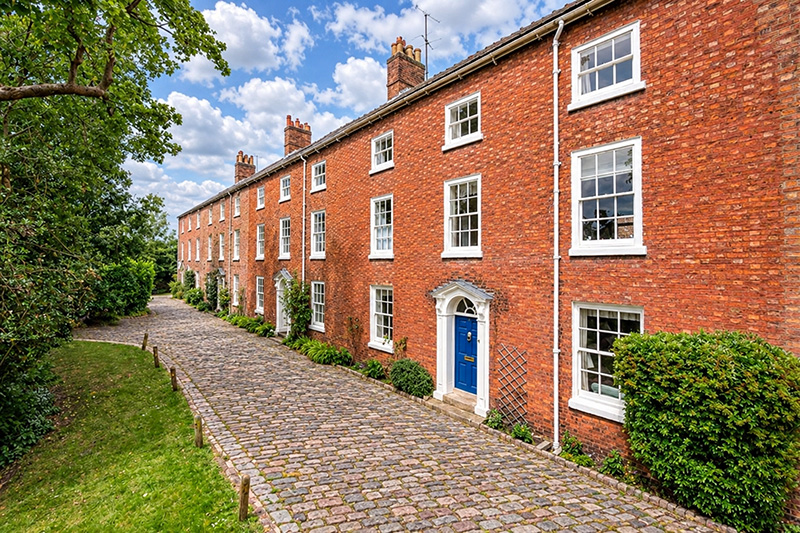 Georgian homes in Nantwich